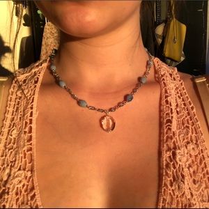 Raindrop necklace